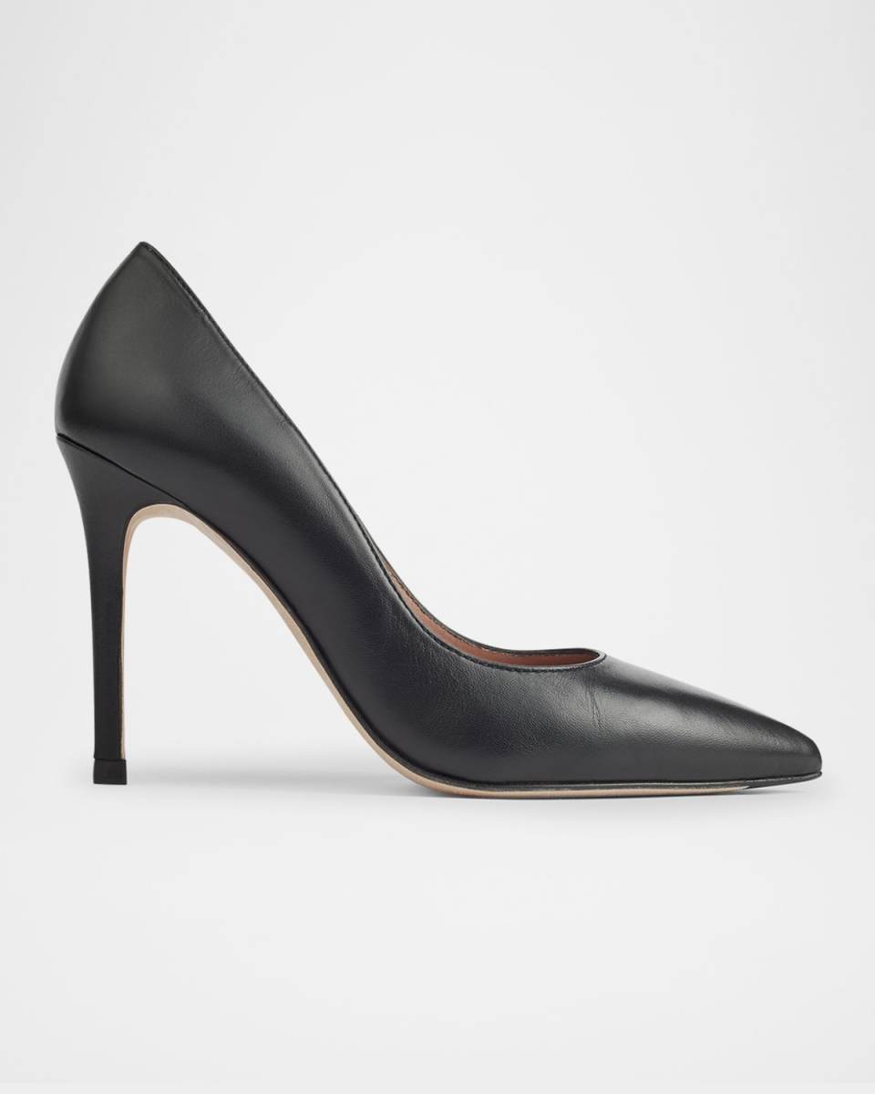 Fern Leather Stiletto Pumps